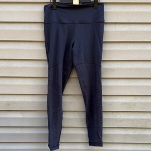 Lululemon | Sheer Will High Rise Leggings 28” Pulse Stone Blue Workout size 12